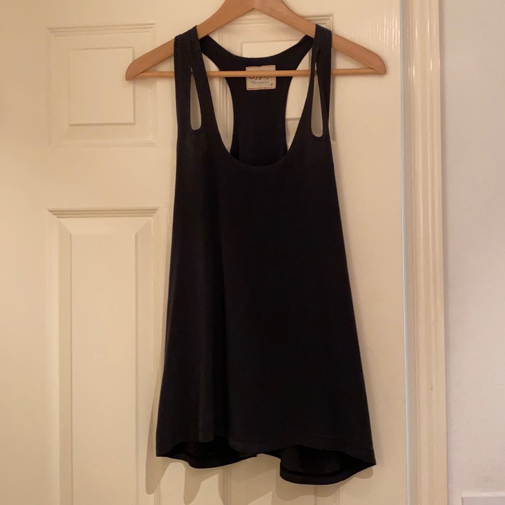 Gypsy Black Silk Tank